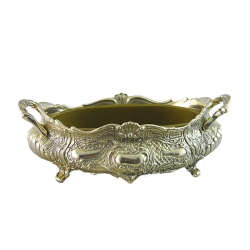 Конфетница декоративная из латуни, 27 см