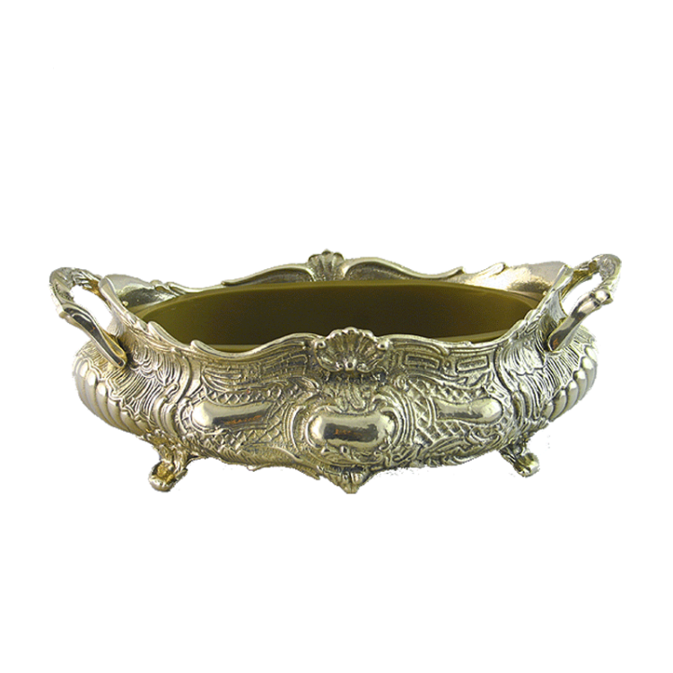 Конфетница декоративная из латуни, 27 см Alberti Livio AL-82-335