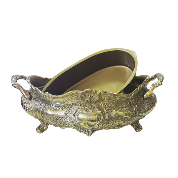 Конфетница декоративная из латуни, 27 см Alberti Livio AL-82-335, фотография 2