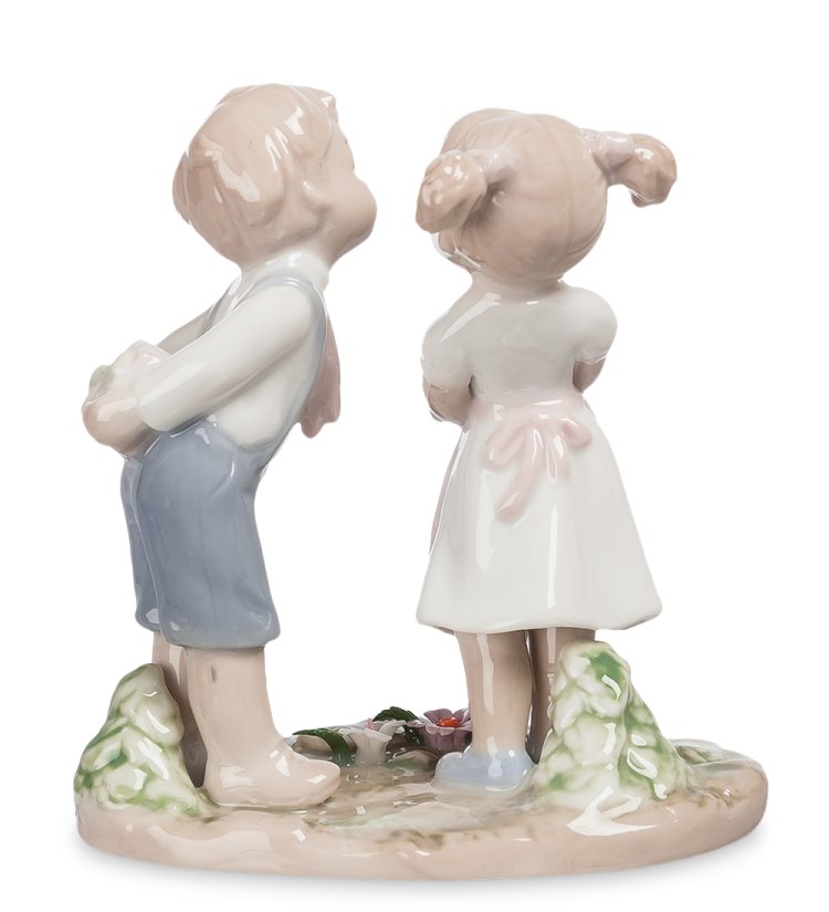 Статуэтка из фарфора Подарок на День Рождения Pavone JP-42/18, фотография со спины