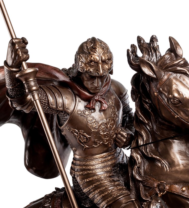 Статуэтка Святой Георгий Veronese WS-600, портретный вид