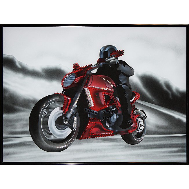 Картина Дукати c кристаллами Swarovski