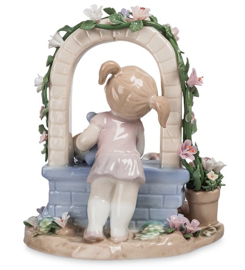 Статуэтка из фарфора Первая мечта Pavone JP-42/14, оборотная сторона