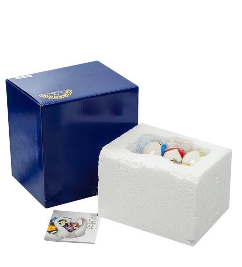 Подставка для зубочисток из фарфора Три совы Pavone CMS-60/11, упаковочный вид