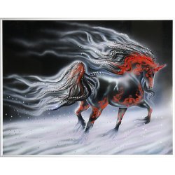 Картина Благовещение c кристаллами Swarovski