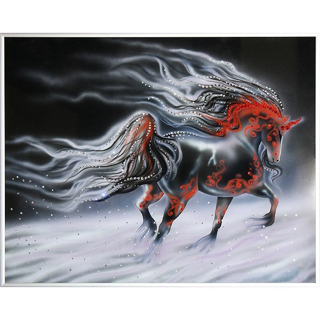 Картина Благовещение c кристаллами Swarovski