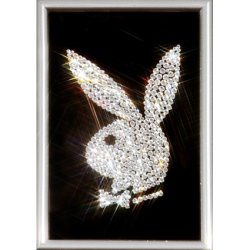 Картина PlayBoy c кристаллами Swarovski
