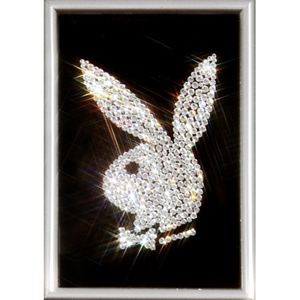Картина PlayBoy c кристаллами Swarovski