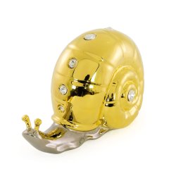 Статуэтка золотая Улитка со Swarovski коллекция Giardino