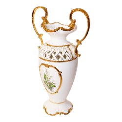 Ваза для цветов из керамики Ландыш с ручками