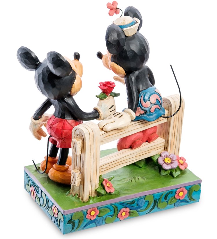 Статуэтка Микки и Минни Маус - Романтика Disney Traditions, оборотная сторона