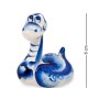 Фигурка Змея Удавчик Голубая гжель ГЛ-308 