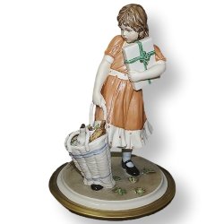 Статуэтка из фарфора Тяжёлая покупка