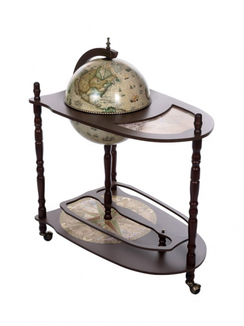 Глобус-бар напольный со столиком со сферой 33 см Jufeng CG33004NN02