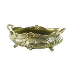 Фруктовница декоративная из латуни, 42 см