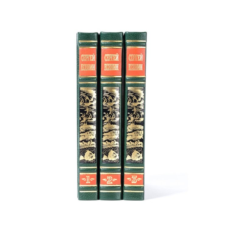 Книги в кожаном переплете Сергей Есенин - Собрание сочинений в 3 томах BG4973S