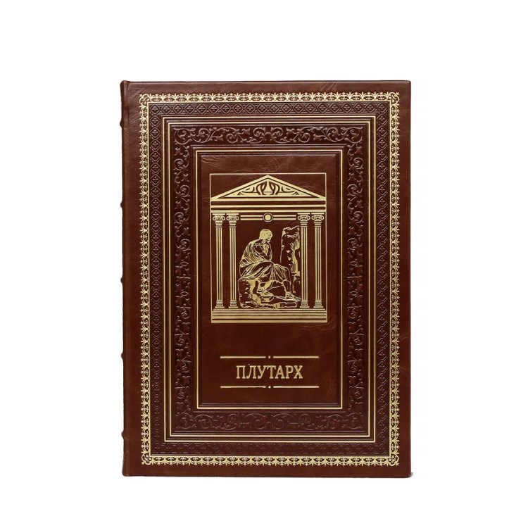 Книга в кожаном переплете Наставления о государственных делах - Плутарх BG1333M