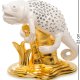 Статуэтка из керамики Хамелеон со стразами Swarovski Ahura