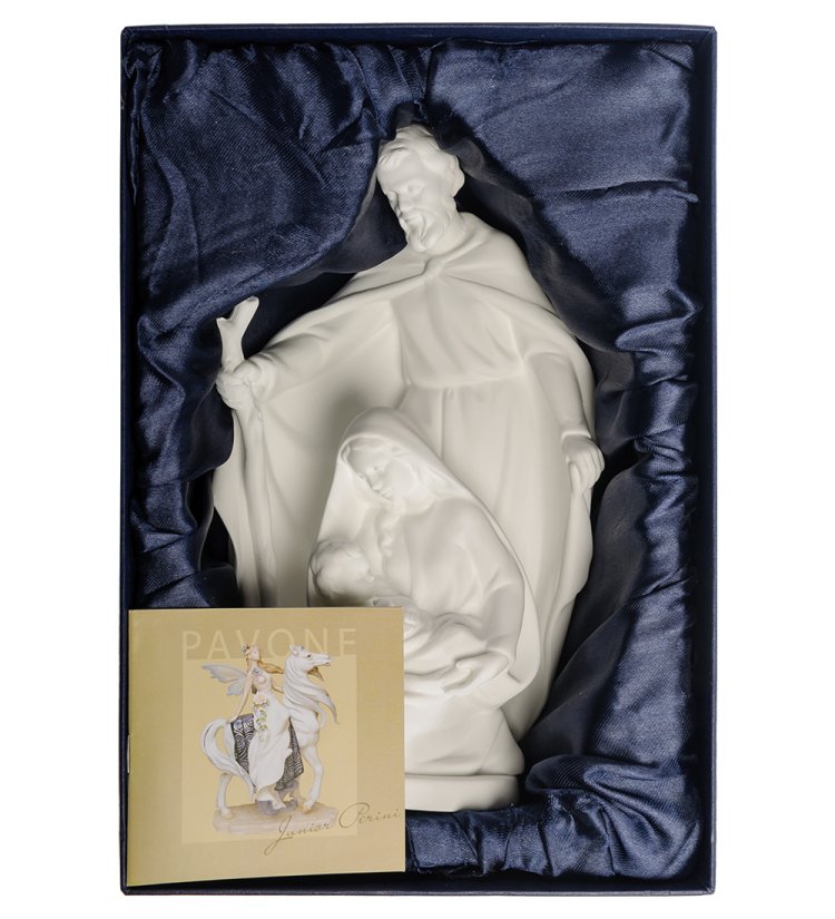 Фарфоровая Статуэтка с подсветкой Рождество Христово Pavone JP-186/18, фотография в упаковке