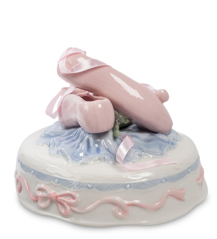 Музыкальная статуэтка из керамики Балетки Pavone CMS-19/ 9, фотография сбоку