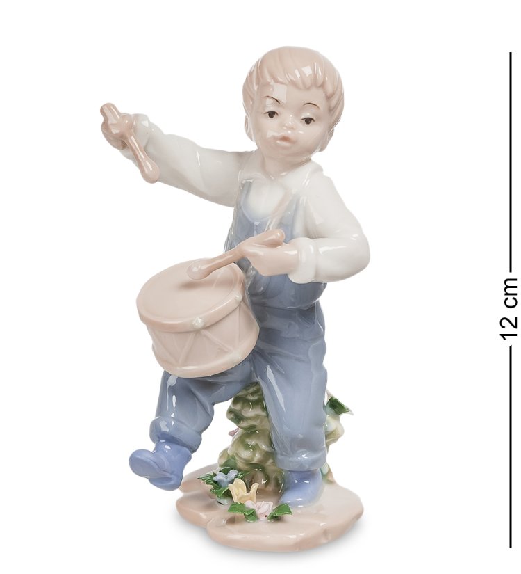 Статуэтка из фарфора Мальчик Барабанщик Pavone JP-42/20