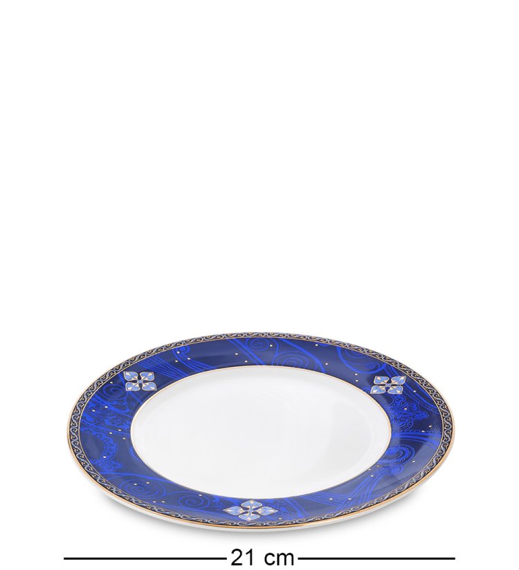 Столовый сервиз на 6 персон Золотой Палермо Pavone JK-196, фотография десертной тарелки