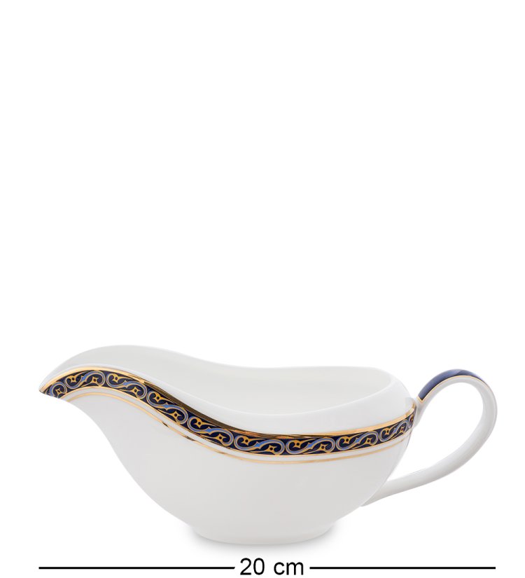 Столовый сервиз на 6 персон Золотой Палермо Pavone JK-196, фотография соусника