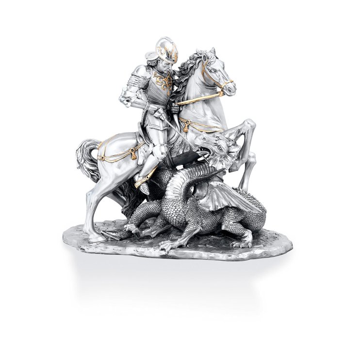 Статуэтка Георгий победоносец на коне