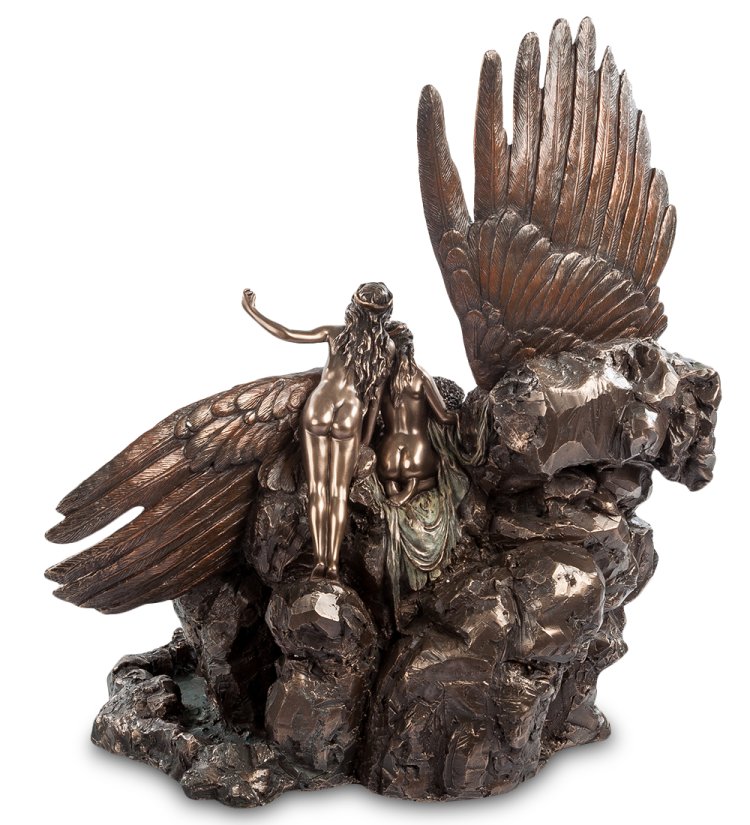 Статуэтка Оплакивание Икара Veronese WS-603, оборотная сторона