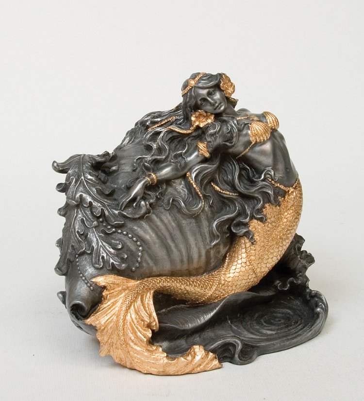 Шкатулка Ракушка с Русалкой