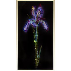 Картина Ирис c кристаллами Swarovski