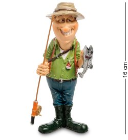 Статуэтка Рыбак с рыбкой