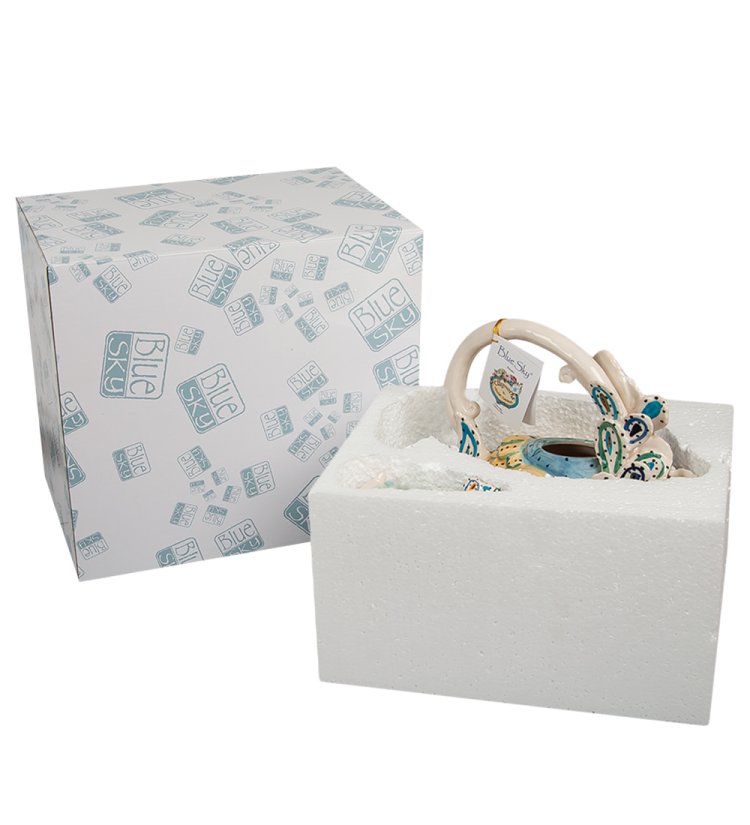 Заварочный чайник Павлин Blue Sky BS- 91, фотография в упаковке