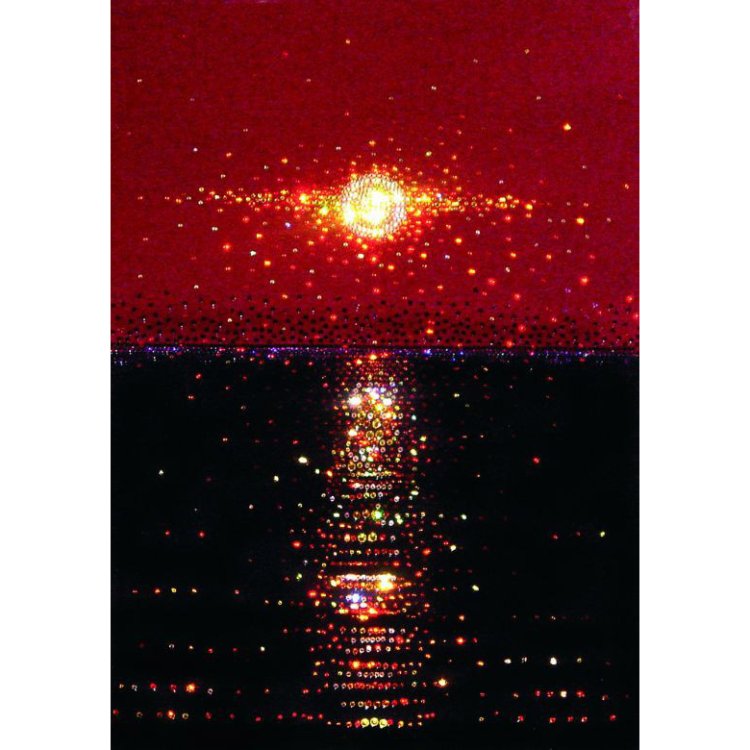 Картина Закат c кристаллами Swarovski