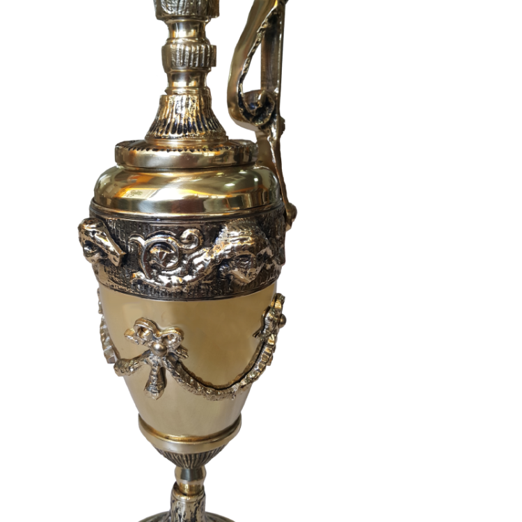 Золотой кувшин с ручкой из бронзы Bello De Bronze BP-22005-D, увеличенный вид деталей