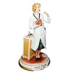 Статуэтка из фарфора Женщина-врач