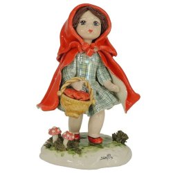 Фарфоровая статуэтка Красная Шапочка