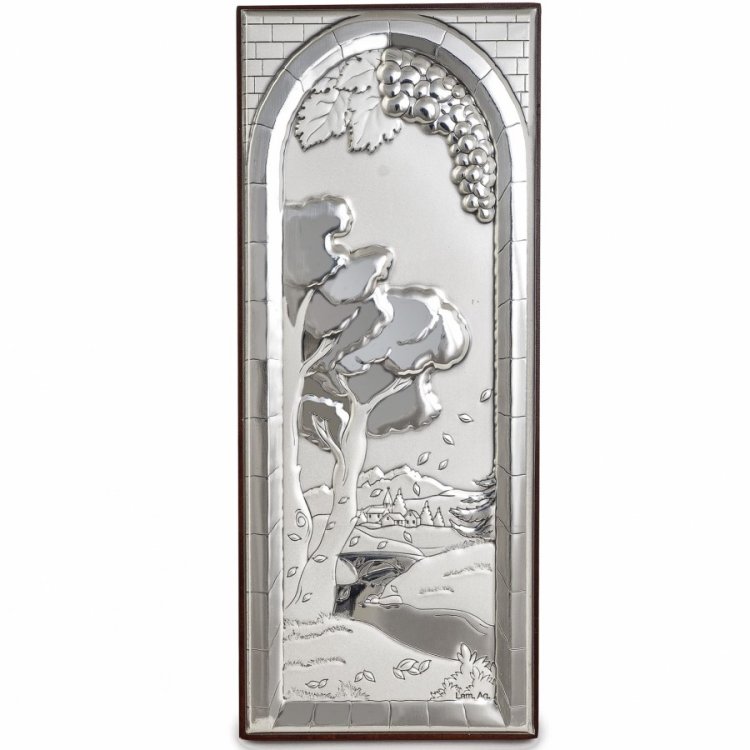 Картина Времена года - Осень, Размер 8х21 см DSA Silver 3052/2A