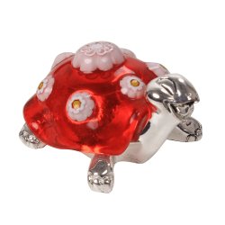 Статуэтка Черепашка с красным панцирем