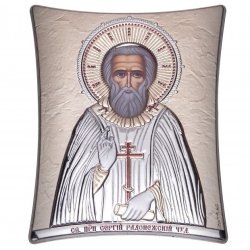 Икона Сергий Радонежский - Святой Лик, Размер 11x14 см