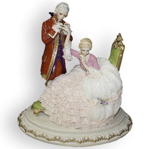 Статуэтка из фарфора Поцелуй руки