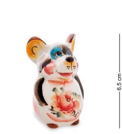 Фигурка Крыс Цветная гжель