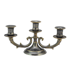 Канделябр из латуни на 3 свечи