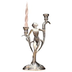 Подсвечник на две свечи, глянцевый