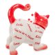 Статуэтка из керамики Кот I Love you Pavone CMS-31/24, фотография со спины