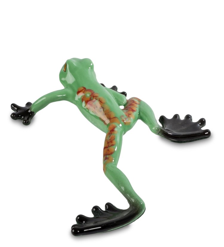 Фигурка из фарфора Бразильская Лягушка Pavone JP-32/ 5, вид сзади