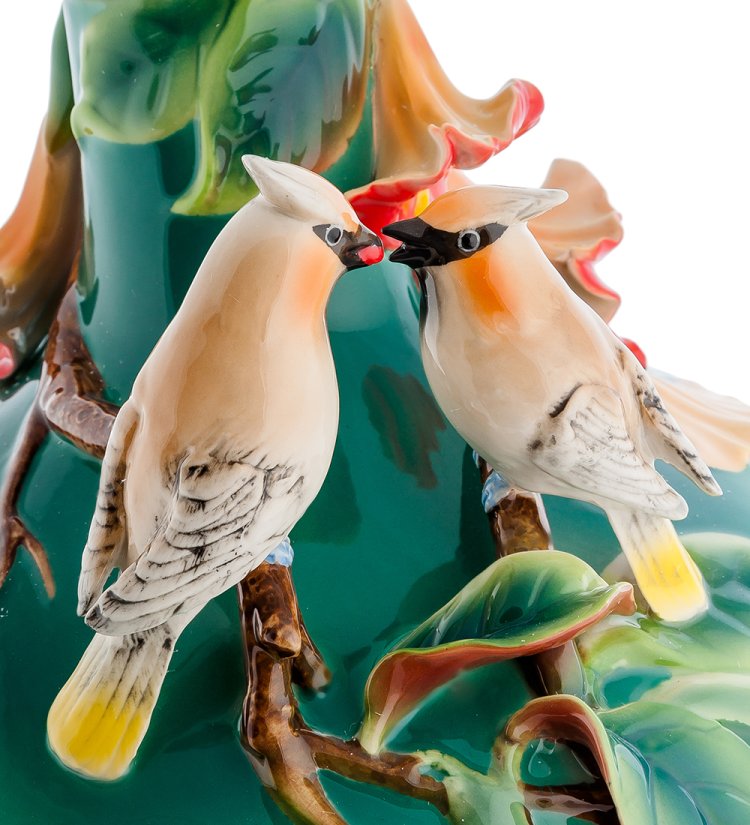 Фарфоровая ваза Цветы Дурмана Pavone FM-52, фотография крупным планом