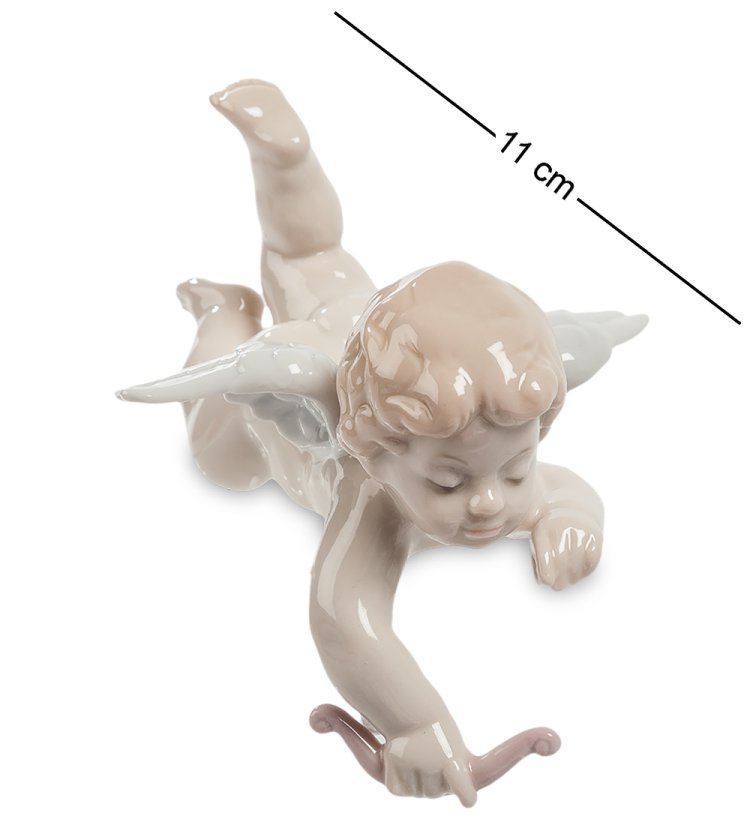 Фарфоровая Фигурка на полку Амур с луком Pavone JP-49/ 7