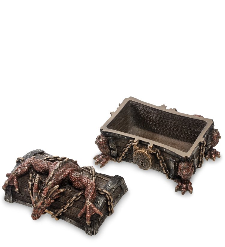 Шкатулка Дракон на сундуке Veronese WS-274, разборный вид