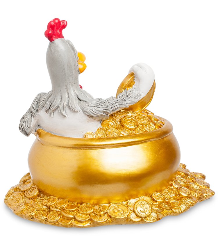 Фигурка Петух Желаю роскошной жизни The Comical World of Stratford RV-580, оборотная сторона